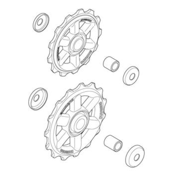 Shimano derailleur wiel set RD-M310