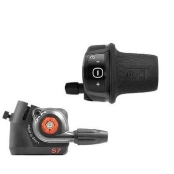 Twist shifter 7 speed met clickbox passend op Sram