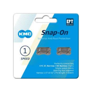 Kmc ketting singlespeedschakel snap-on 1/2x3/32 na