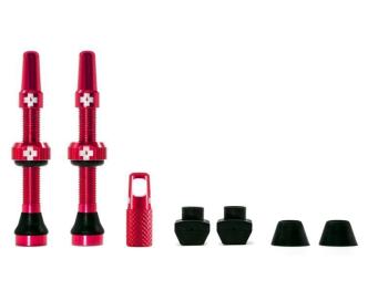 Muc-off tubeless valve kit universeel 44mm red