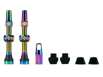 Muc-off tubeless valve kit 44mm iridescent