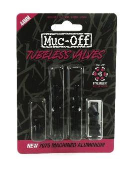 Muc-off tubeless ventiel set 44mm zwart