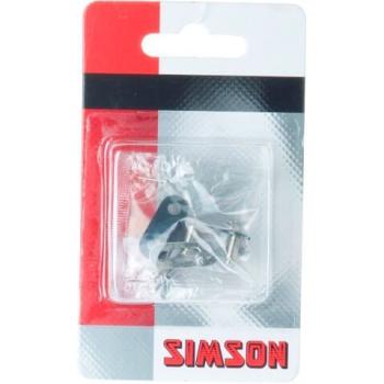 Simson kettingschakel stadsfiets maat 1/2"x1/8" zw