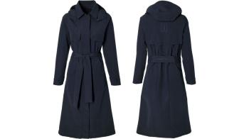 Basil trenchcoat Mosse dames Night Blue L