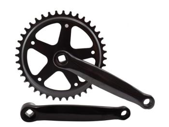 Lasco crankset spieloos 40t staal 1/8 zwart 170mm