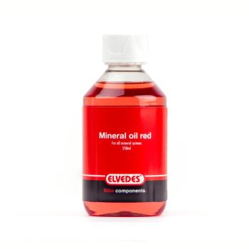 Elvedes mineraal olie 250ml rood