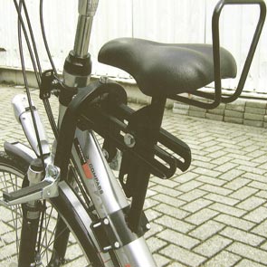 Zadel op buis D fiets mono model 4