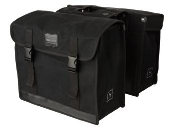 Fr canvas 47l dubbele fietstas basics zwart mik