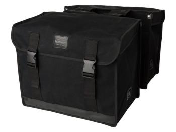 Fastrider dubbele tas canvas 37 65l. zwart