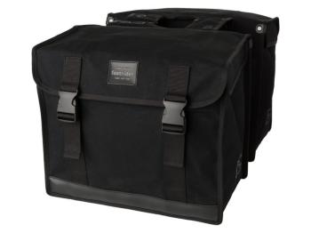 Fastrider dubbele tas canvas 94 56l. zwart