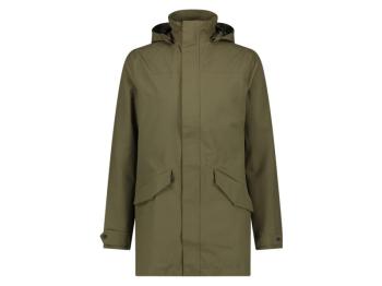 Agu urban outdoor long parka jacket men army green